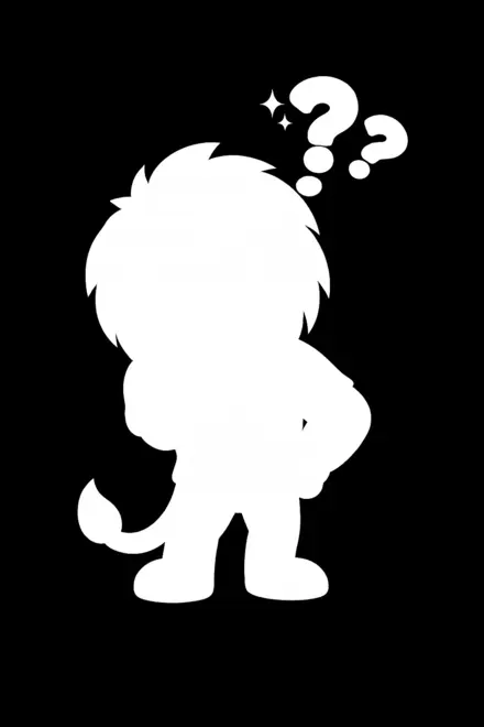 Couragier practical learning illustration — e-learning digital education platform, lion mascot Couragier