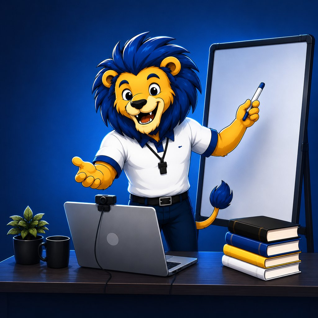 Couragier educator teaching online